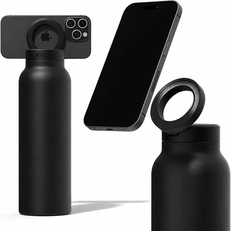 2-in-1 Magnetic Water Bottle S/S